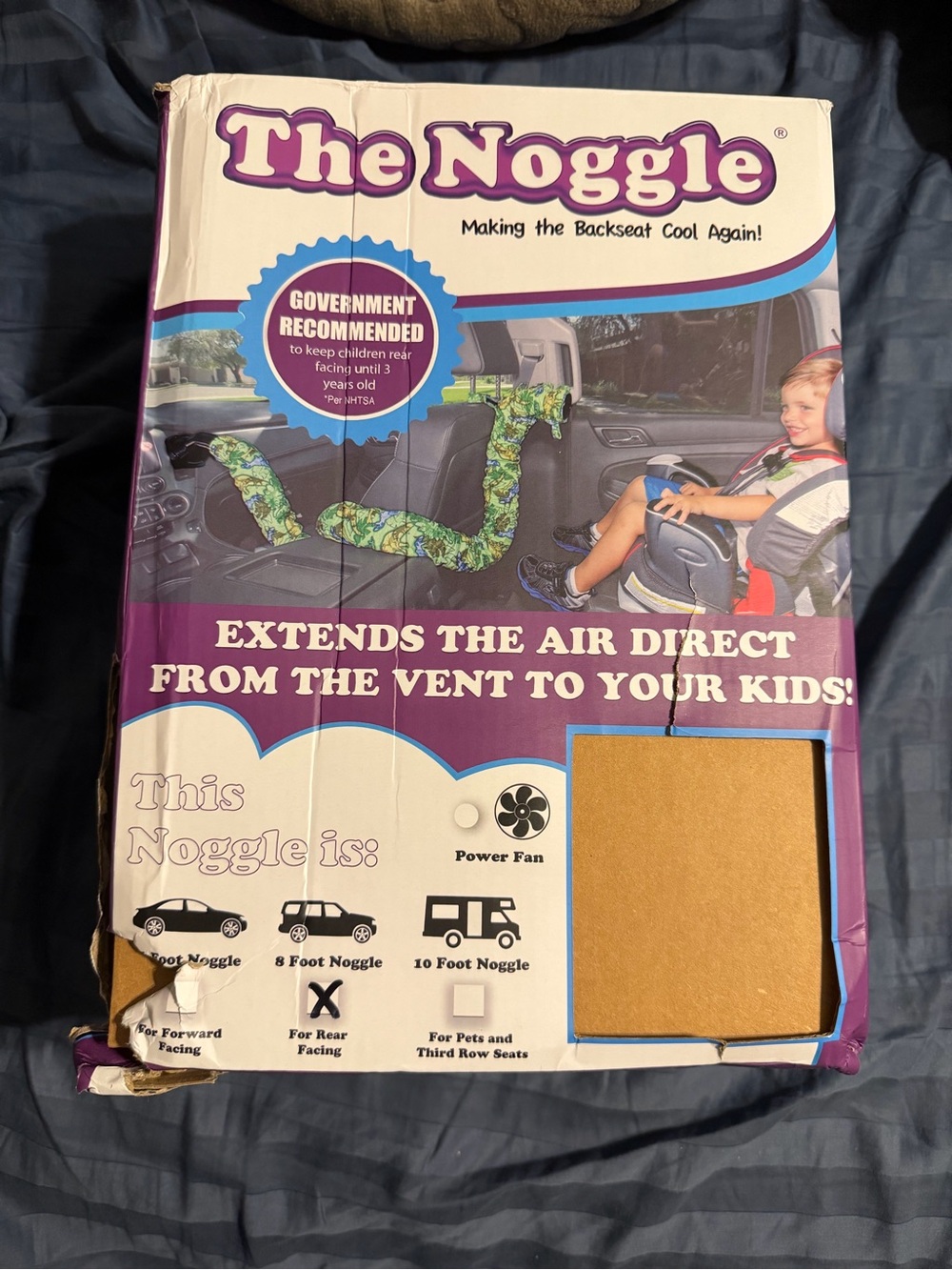 Noggle Baby/Kids Vent Air Extender for Rear Facing